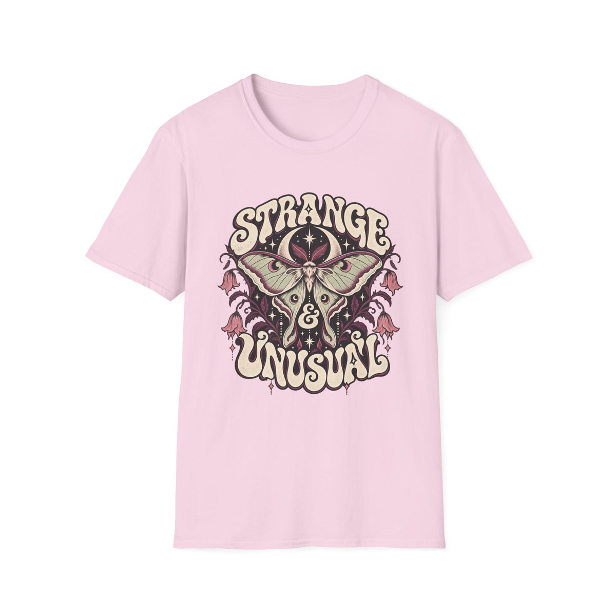 Vintage Moth 'Strange & Unusual' T-Shirt