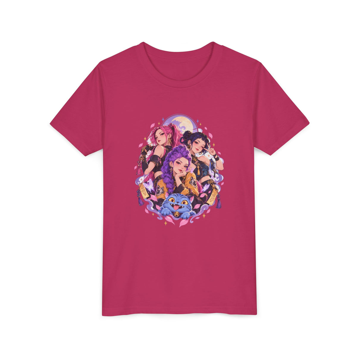 Youth Tee — kpop Girls Group Graphic Tee (Kawaii Magical Squad)