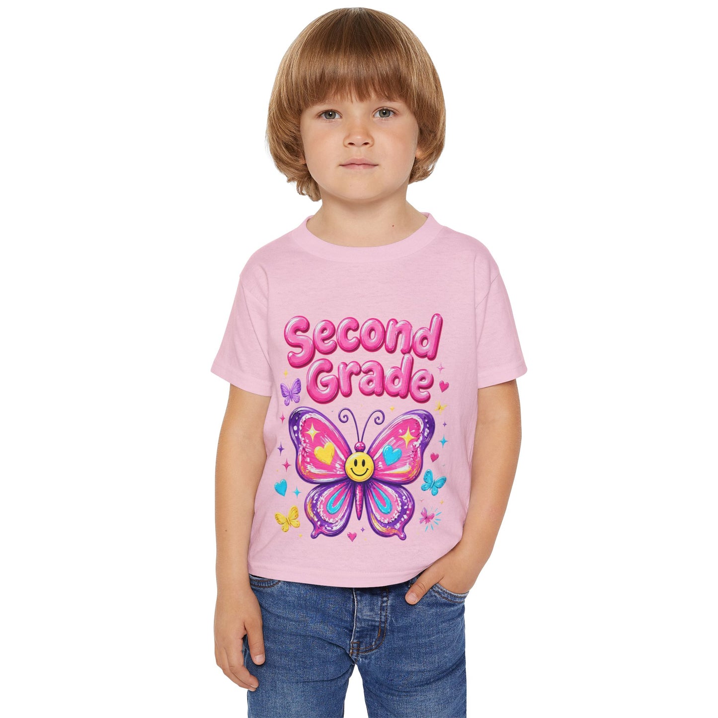 Second Grade Butterfly T‑Shirt Back-to-School