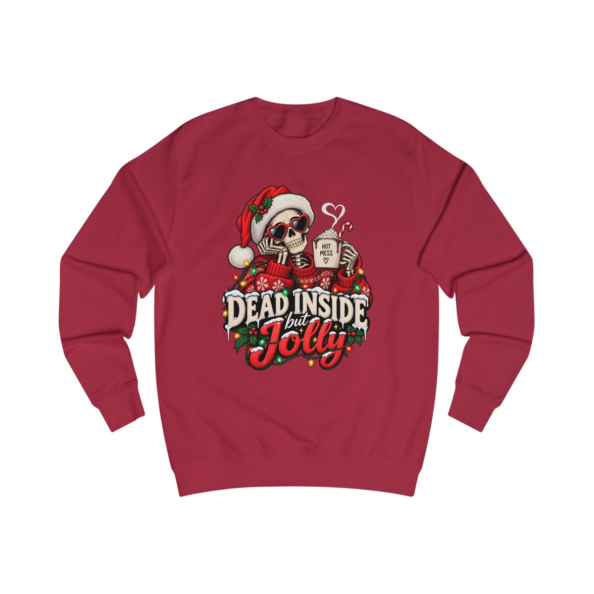 Dead Inside But Jolly Christmas Sweatshirt