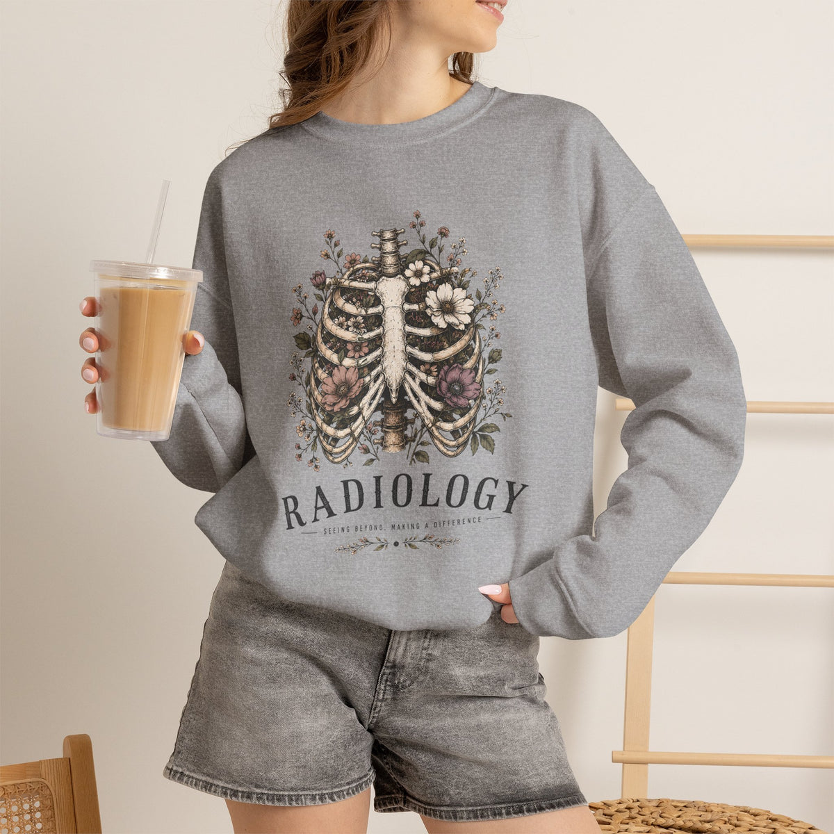 Radiology Ribcage Crewneck Sweatshirt