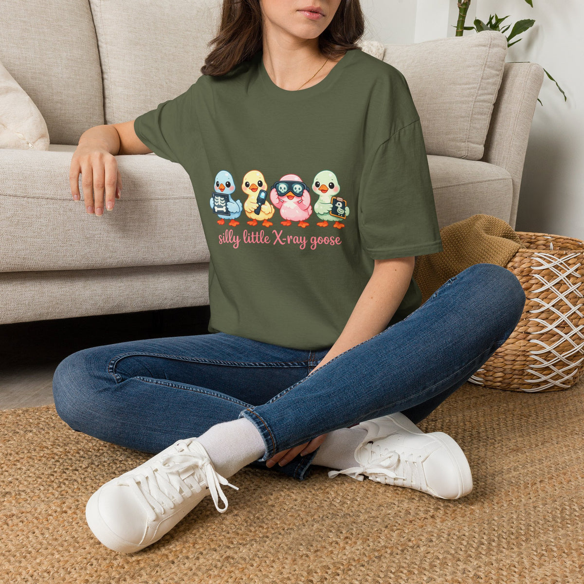 Silly little X-Ray Goose shirt