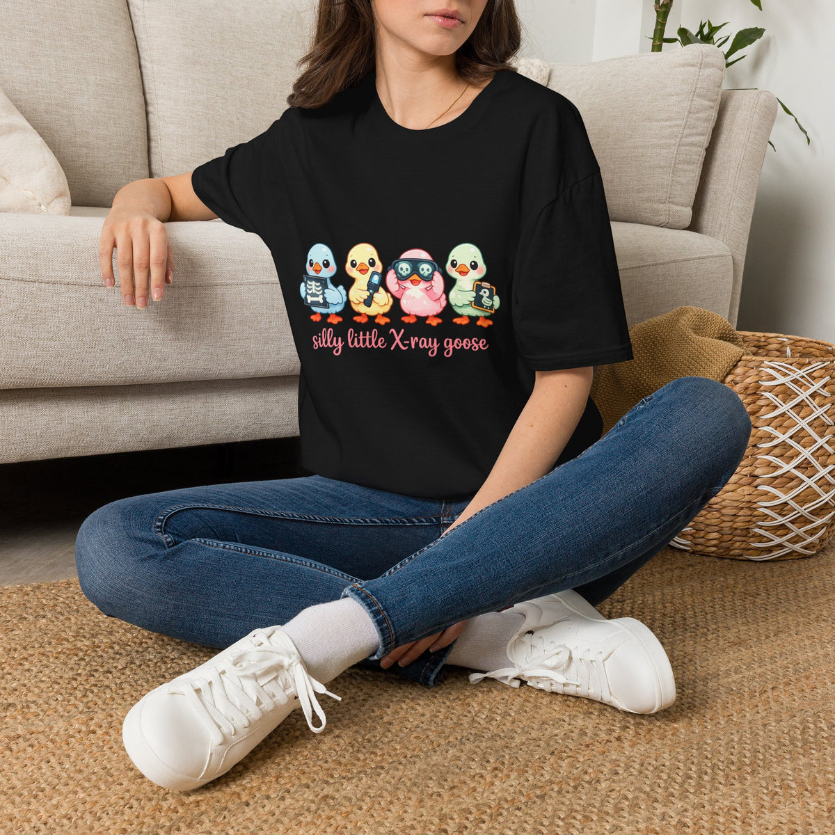 Silly little X-Ray Goose shirt