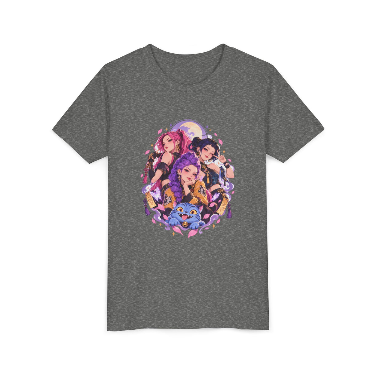 Youth Tee — kpop Girls Group Graphic Tee (Kawaii Magical Squad)