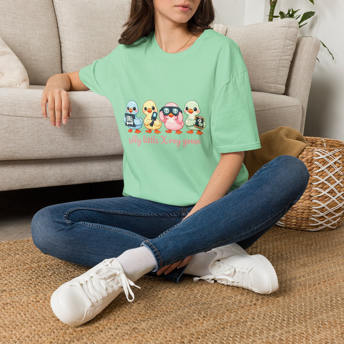 Silly little X-Ray Goose shirt