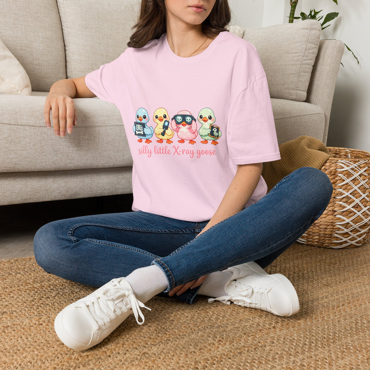 Silly little X-Ray Goose shirt