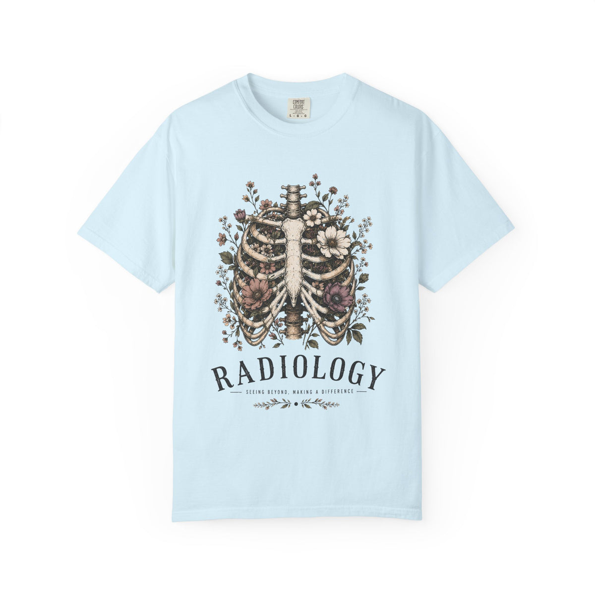 Radiology Floral Ribcage T-Shirt