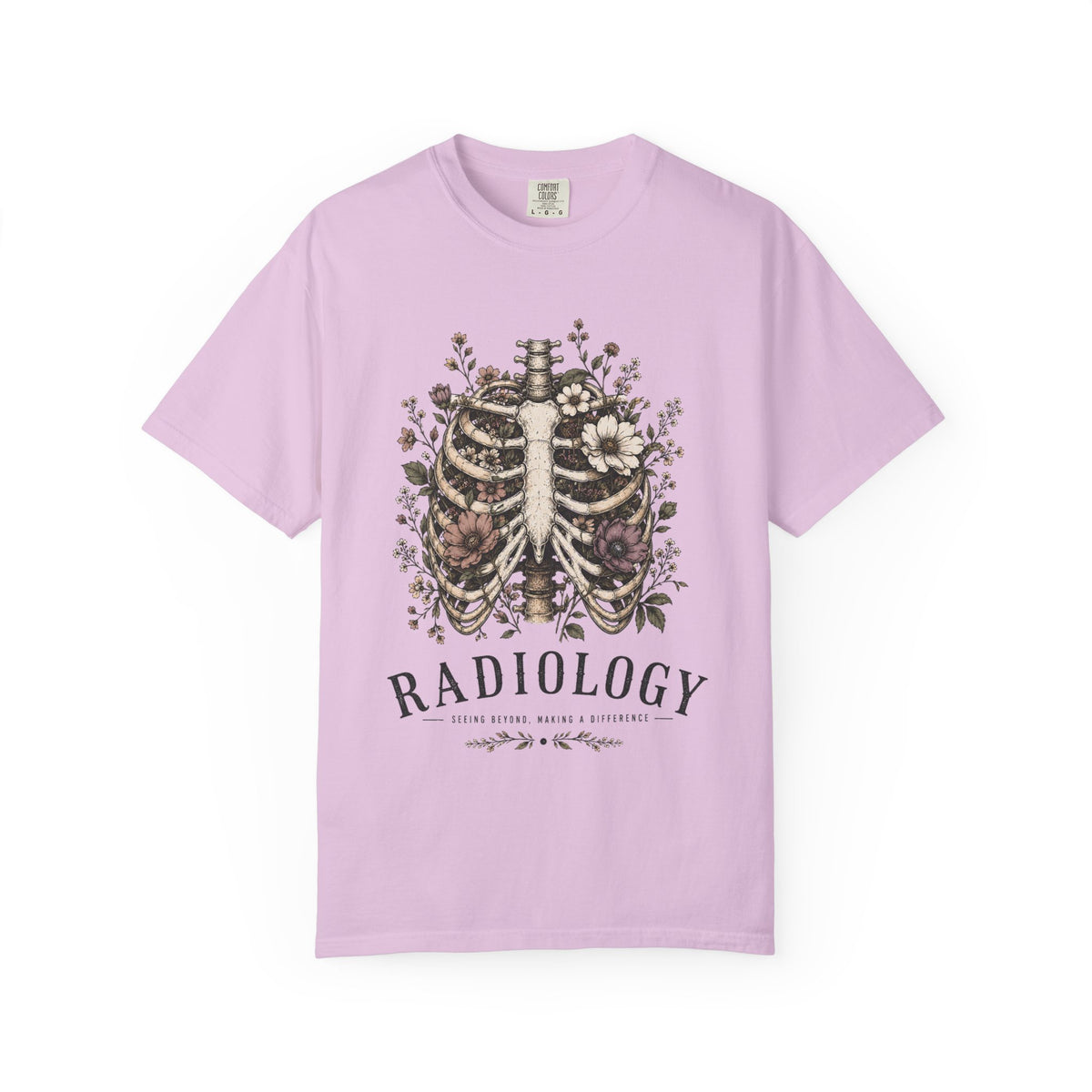 Radiology Floral Ribcage T-Shirt