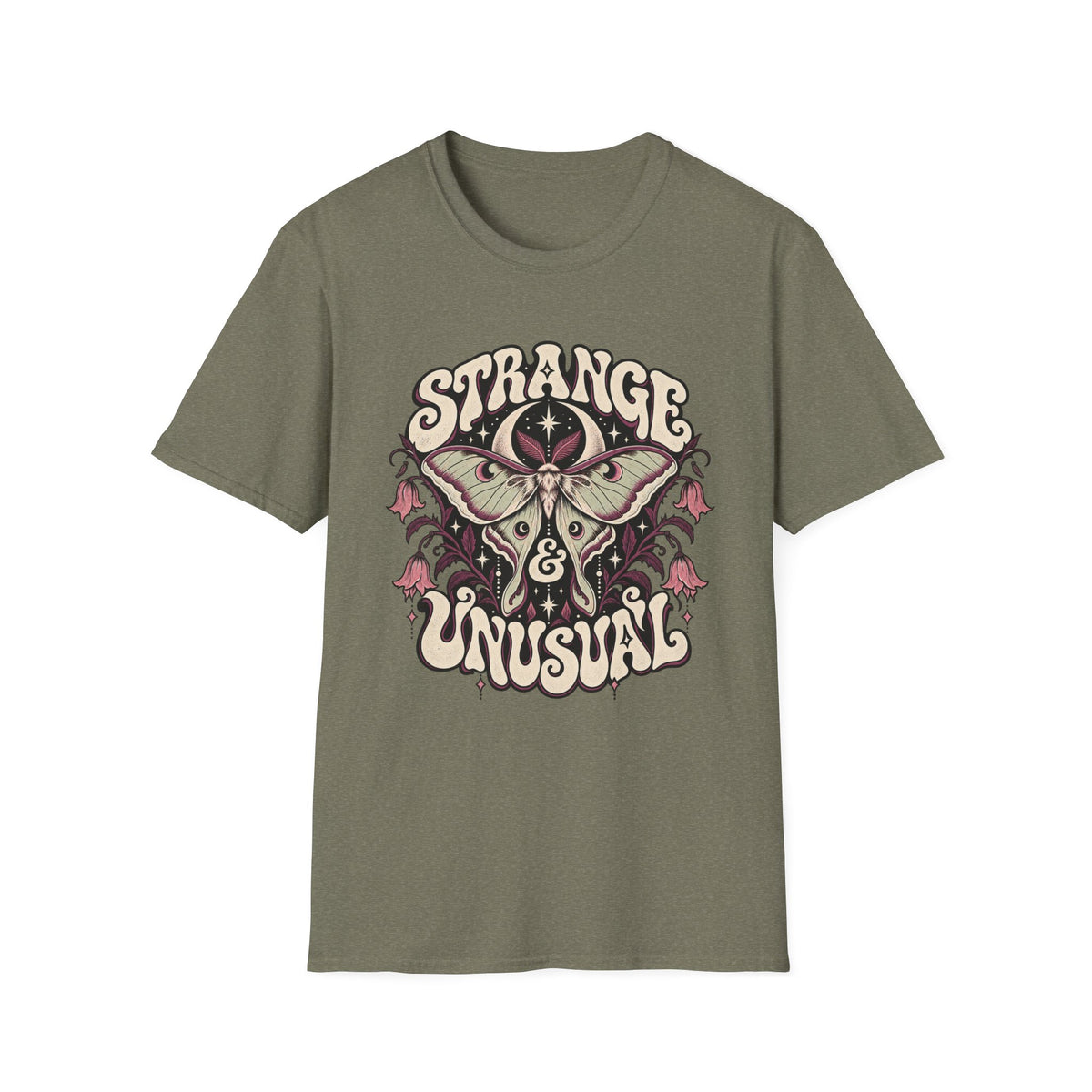 Vintage Moth 'Strange & Unusual' T-Shirt