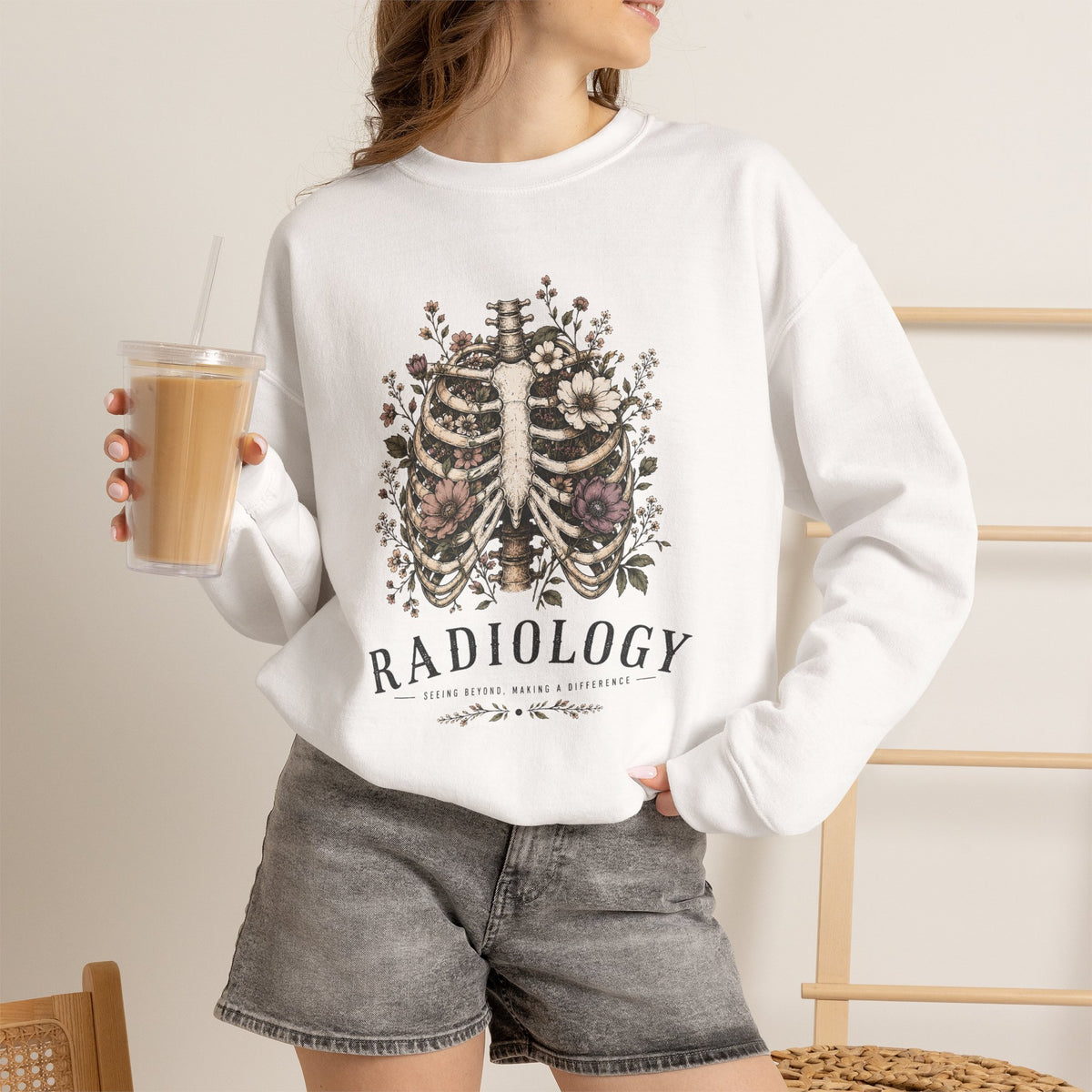 Radiology Ribcage Crewneck Sweatshirt