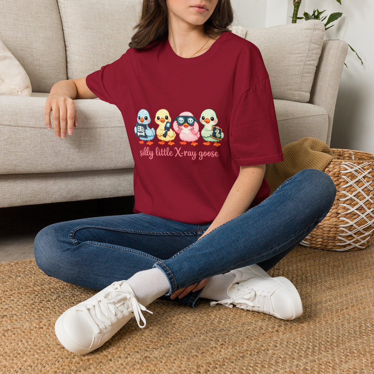 Silly little X-Ray Goose shirt