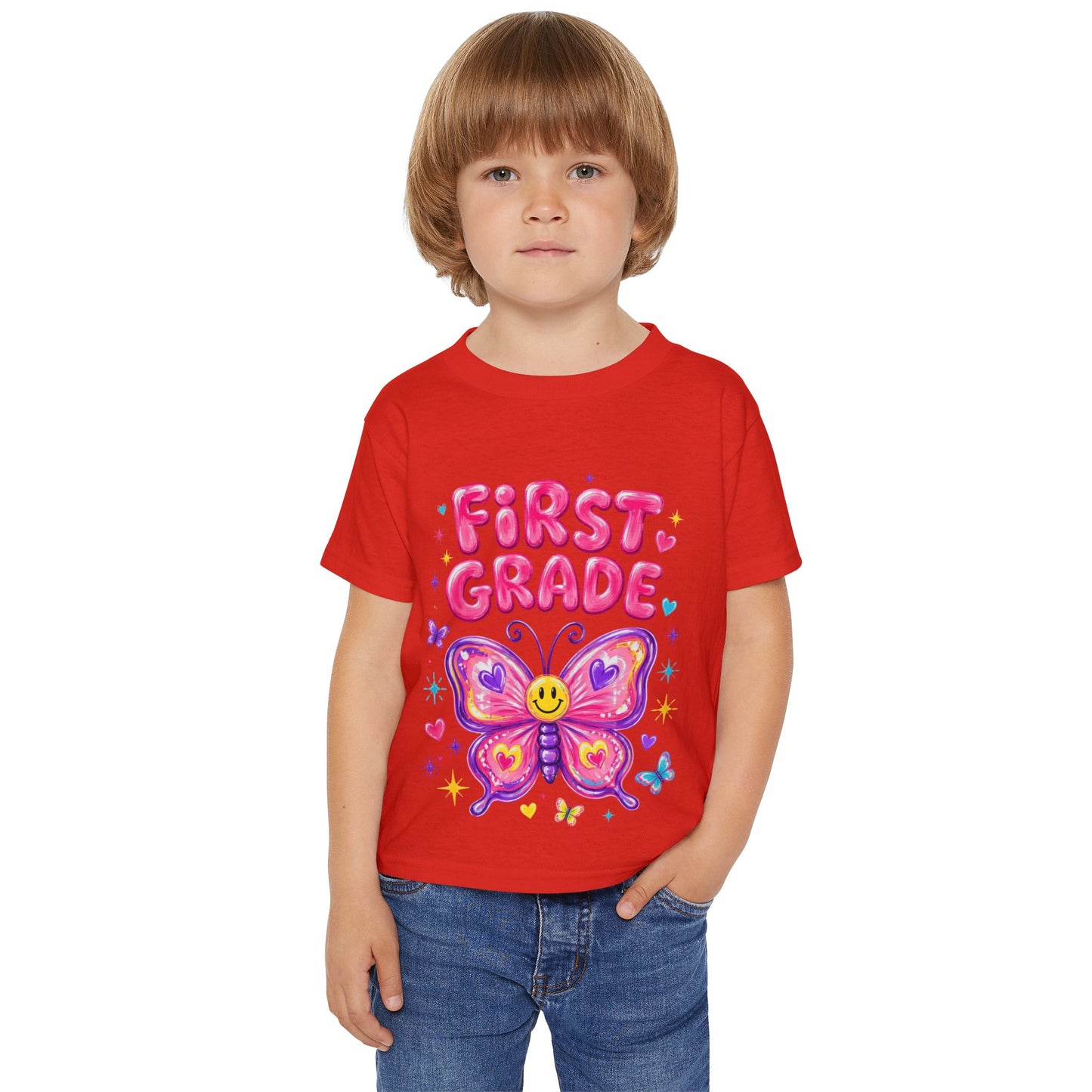 First Grade Butterfly Back to School T-Shirt