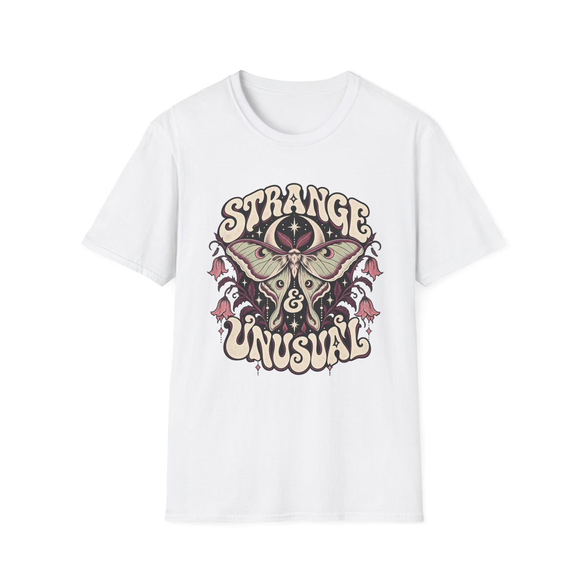 Vintage Moth 'Strange & Unusual' T-Shirt