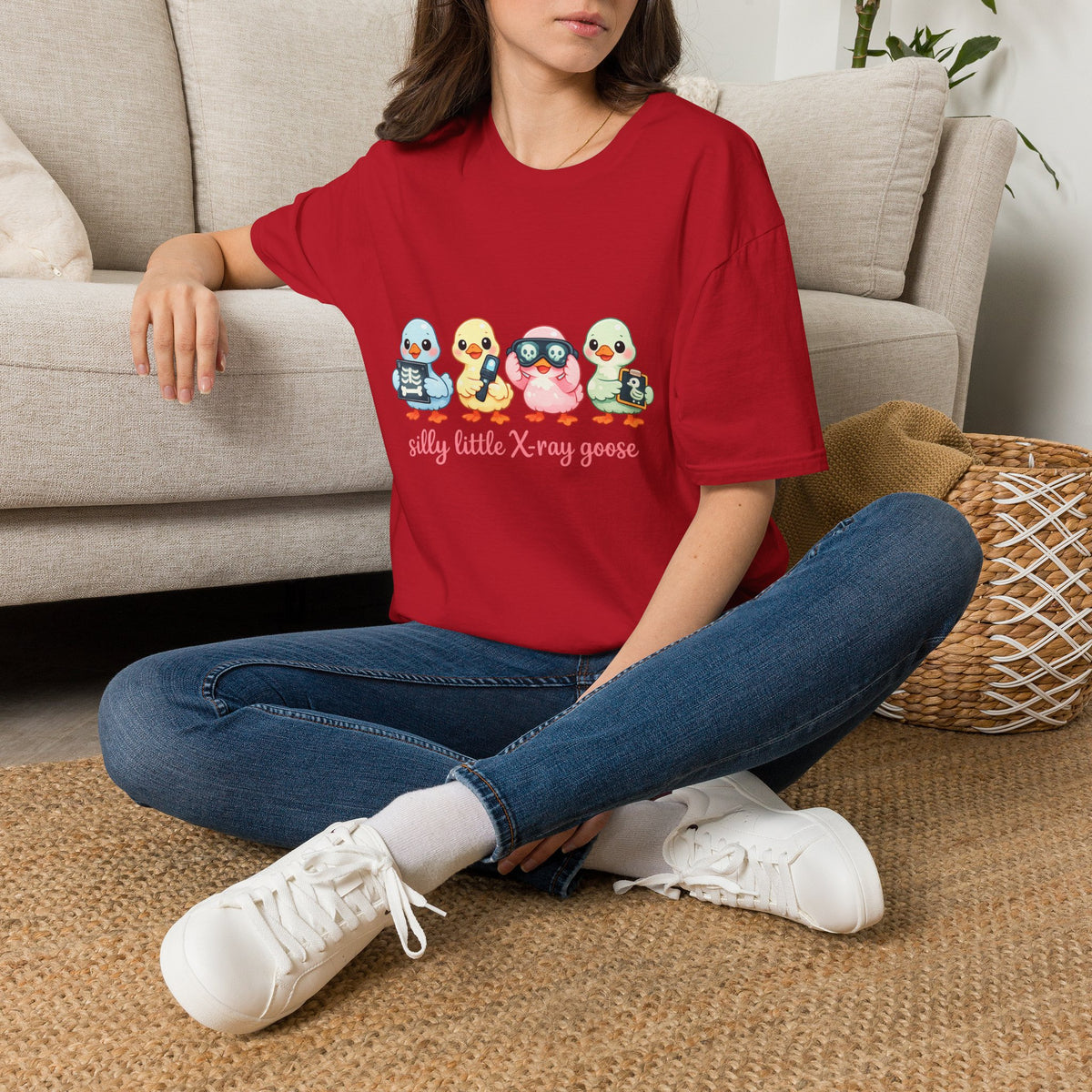 Silly little X-Ray Goose shirt