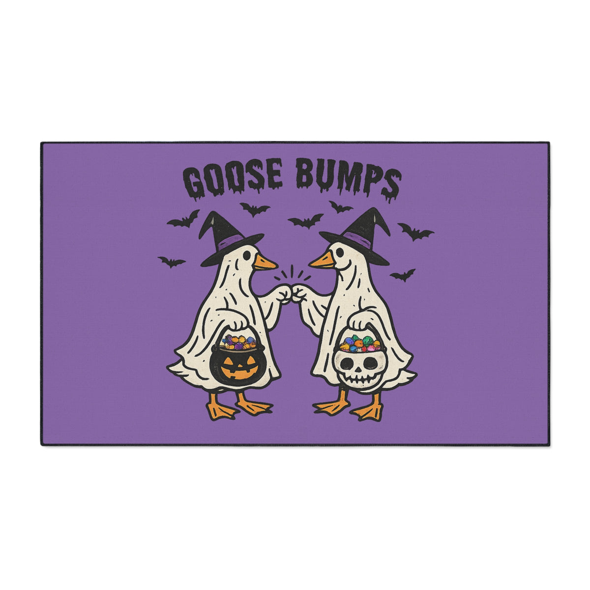 Halloween Goose Bumps Floor Mat