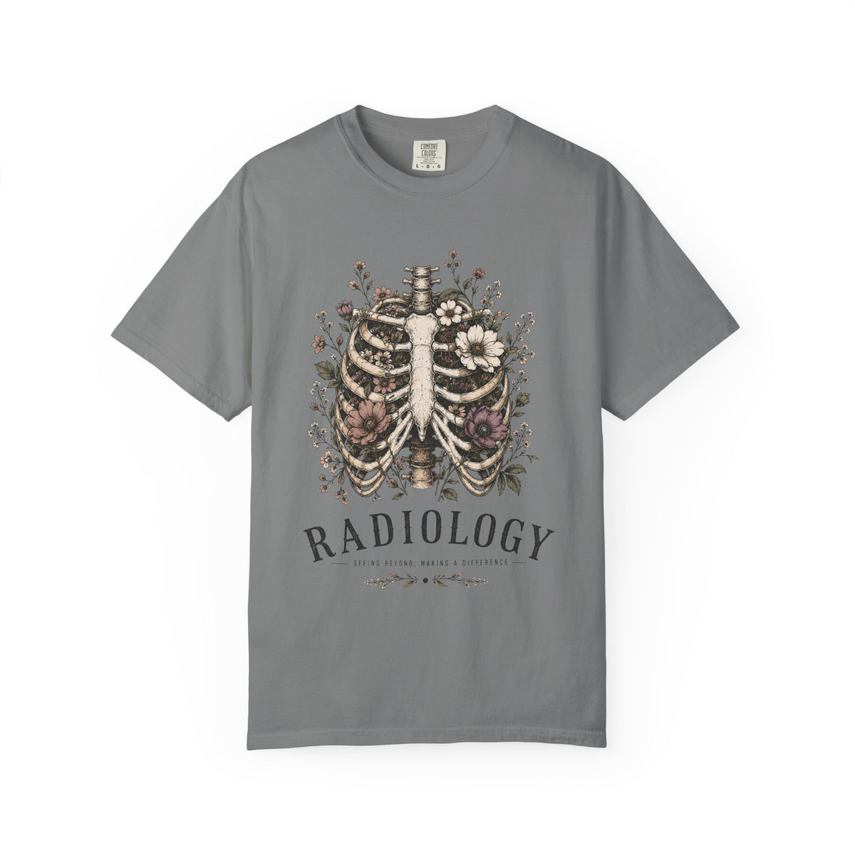 Radiology Floral Ribcage T-Shirt
