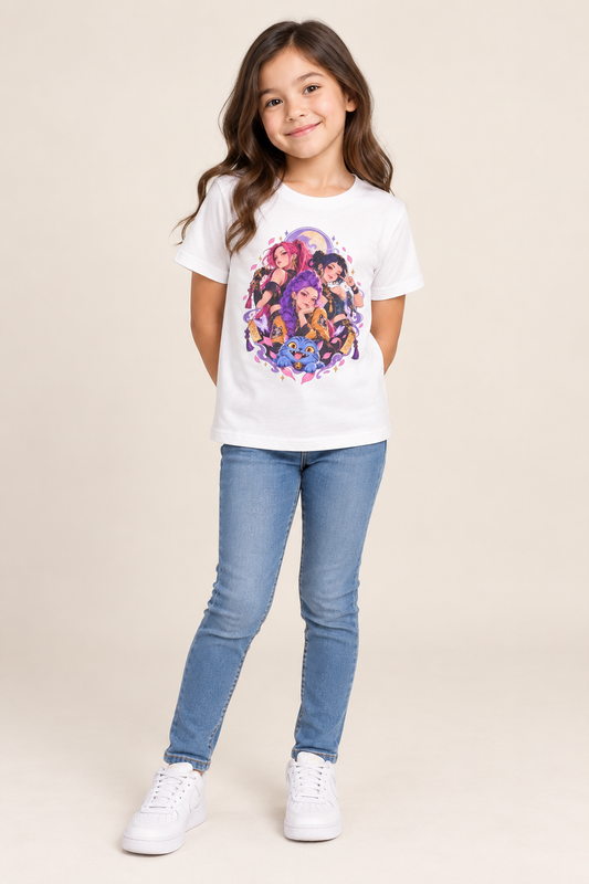 Youth Tee — kpop Girls Group Graphic Tee (Kawaii Magical Squad)