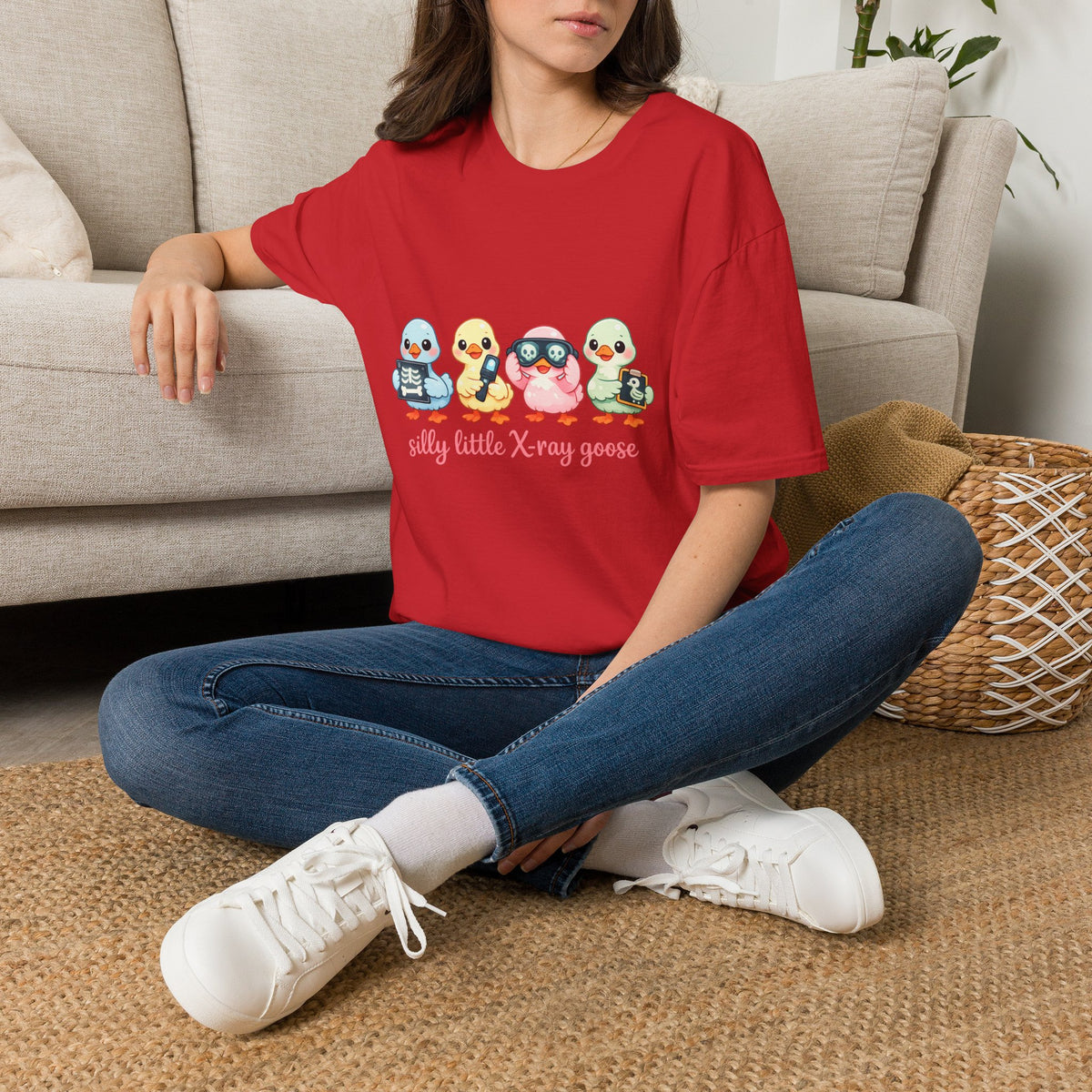 Silly little X-Ray Goose shirt