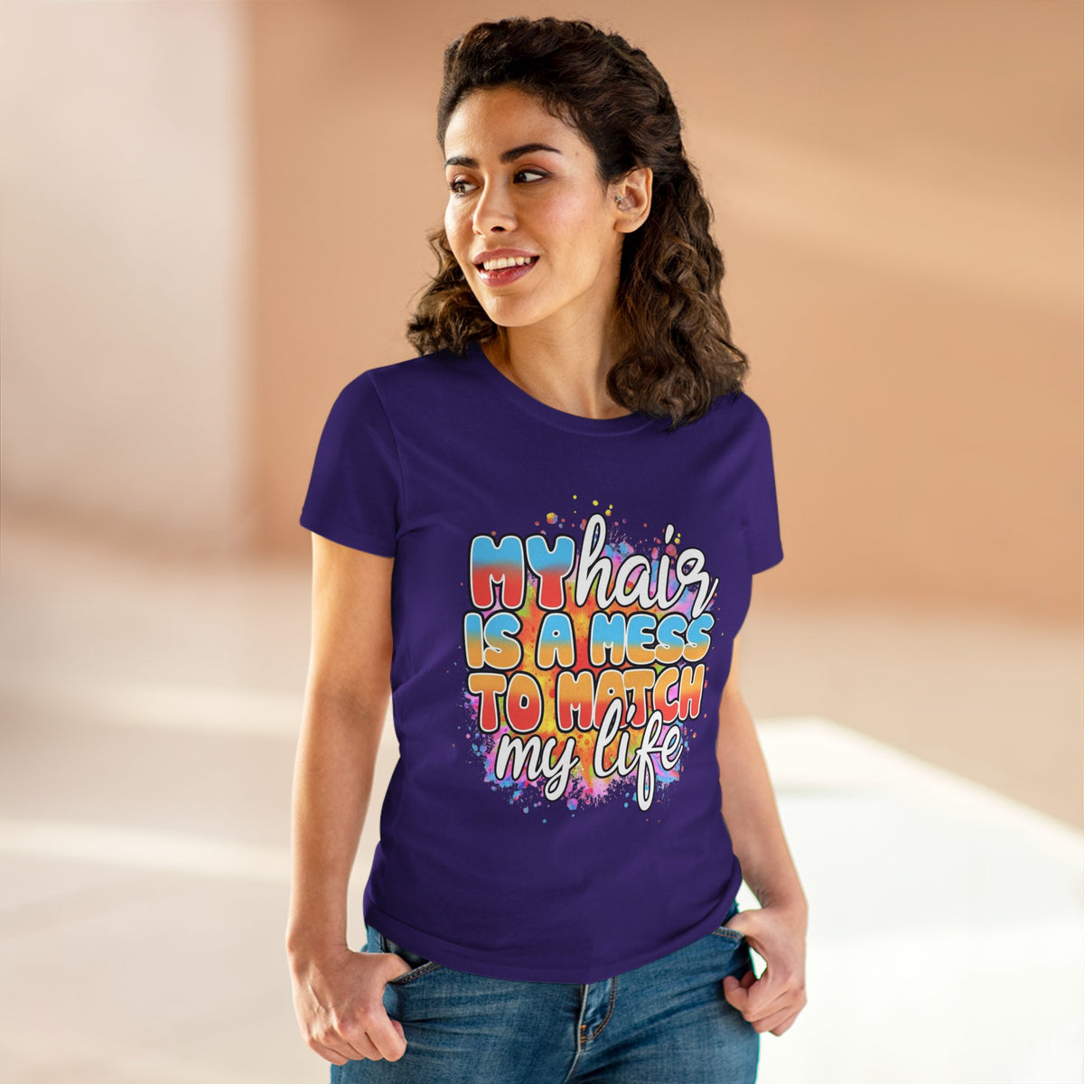 My Hair Is A Mess To Match My Life T-shirt