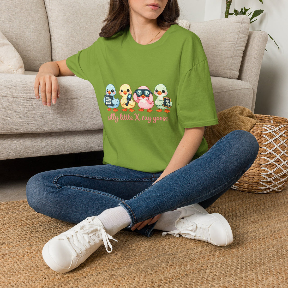 Silly little X-Ray Goose shirt