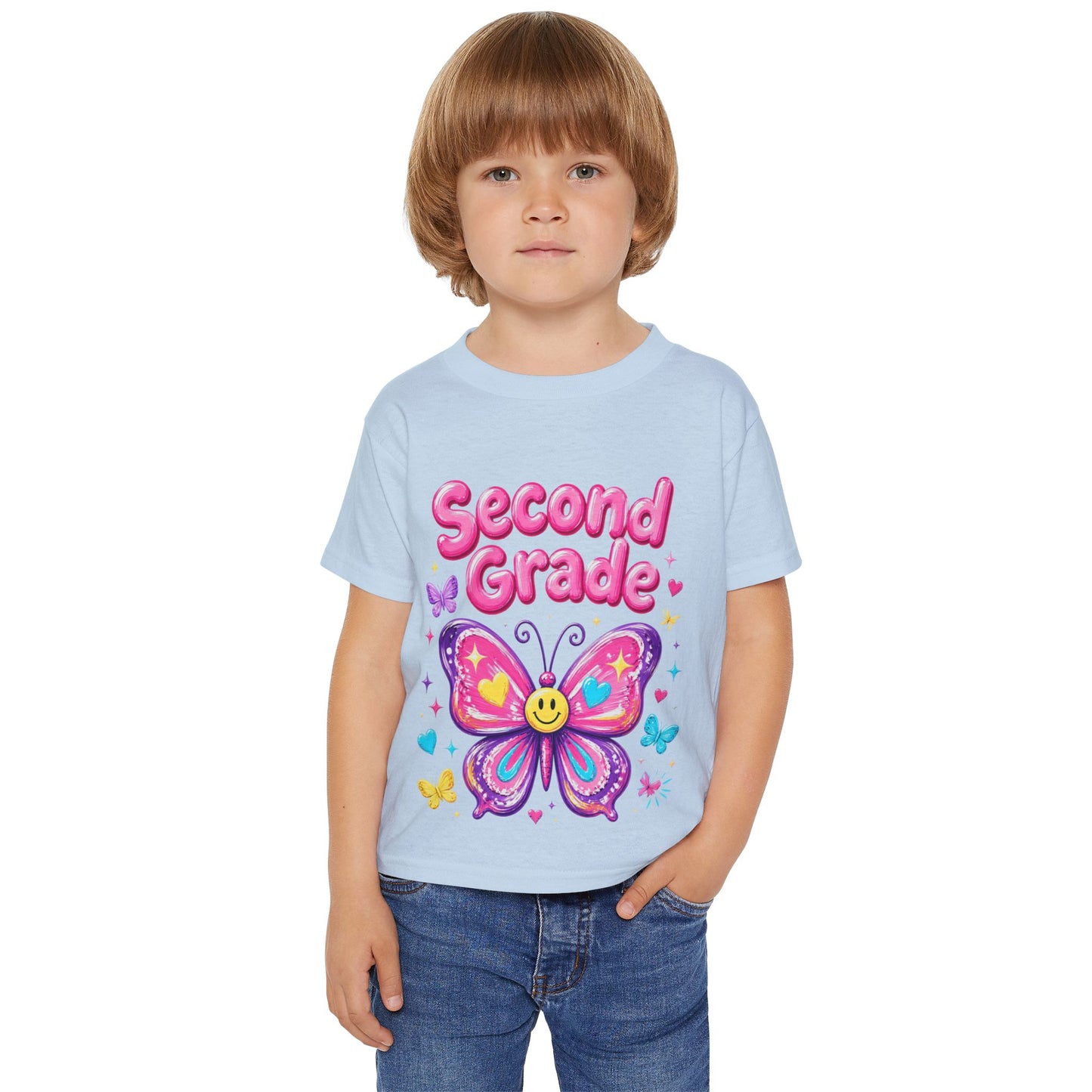 Second Grade Butterfly T‑Shirt Back-to-School