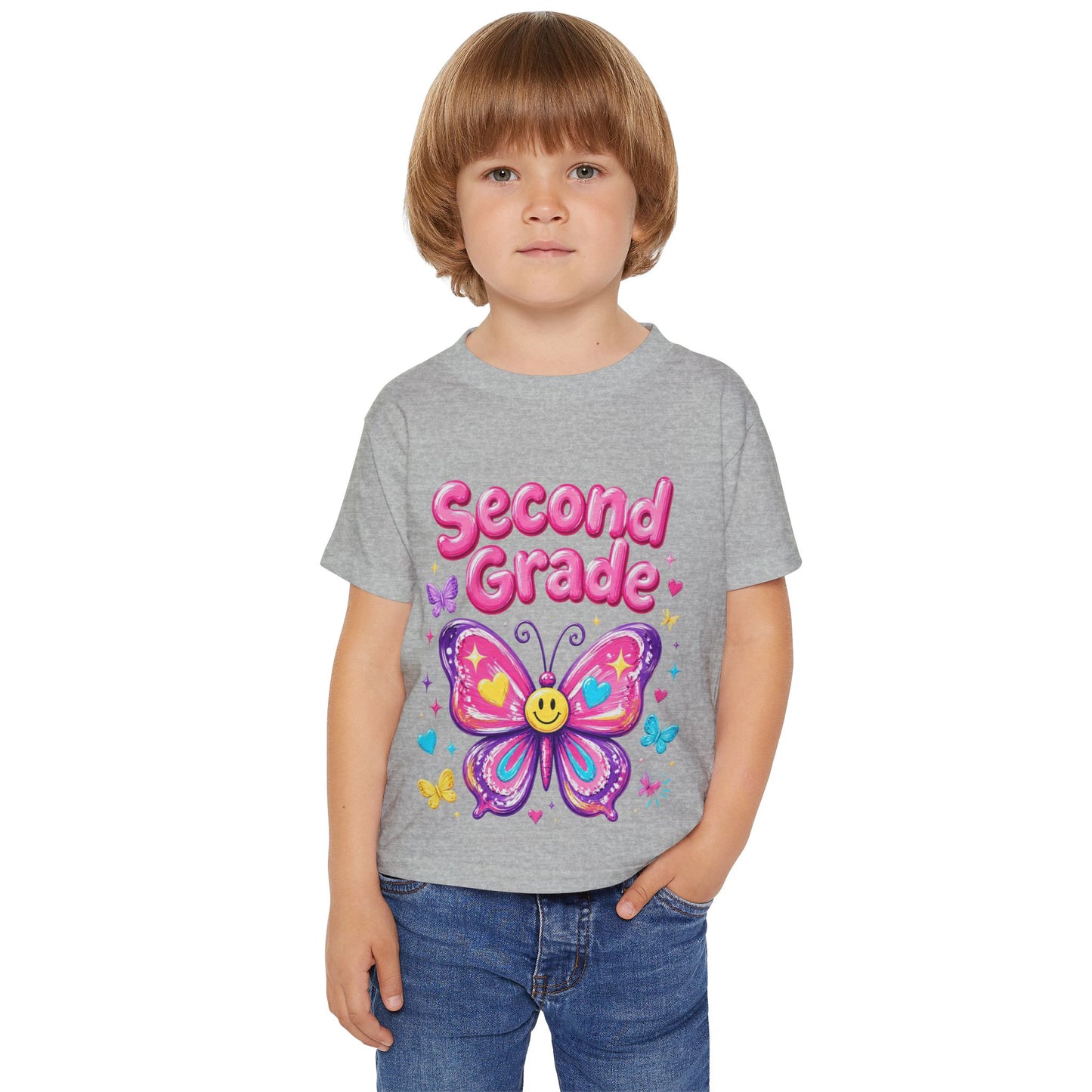 Second Grade Butterfly T‑Shirt Back-to-School