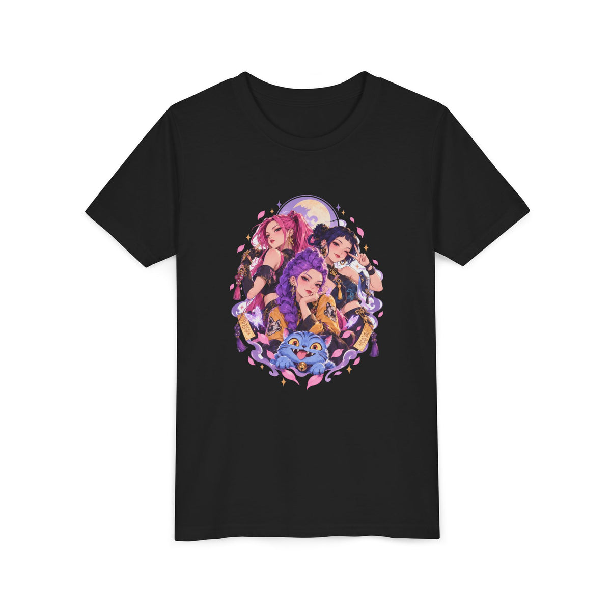 Youth Tee — kpop Girls Group Graphic Tee (Kawaii Magical Squad)