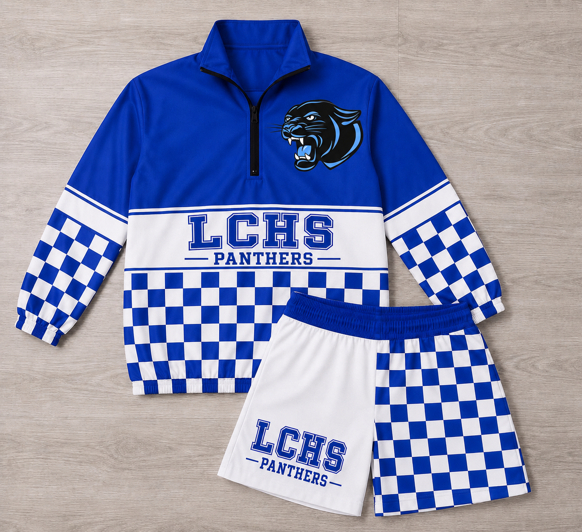 LCHS Panthers windbreaker set