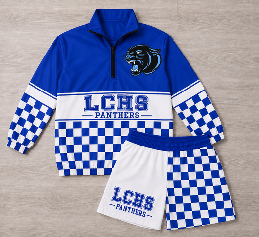 LCHS Panthers windbreaker set