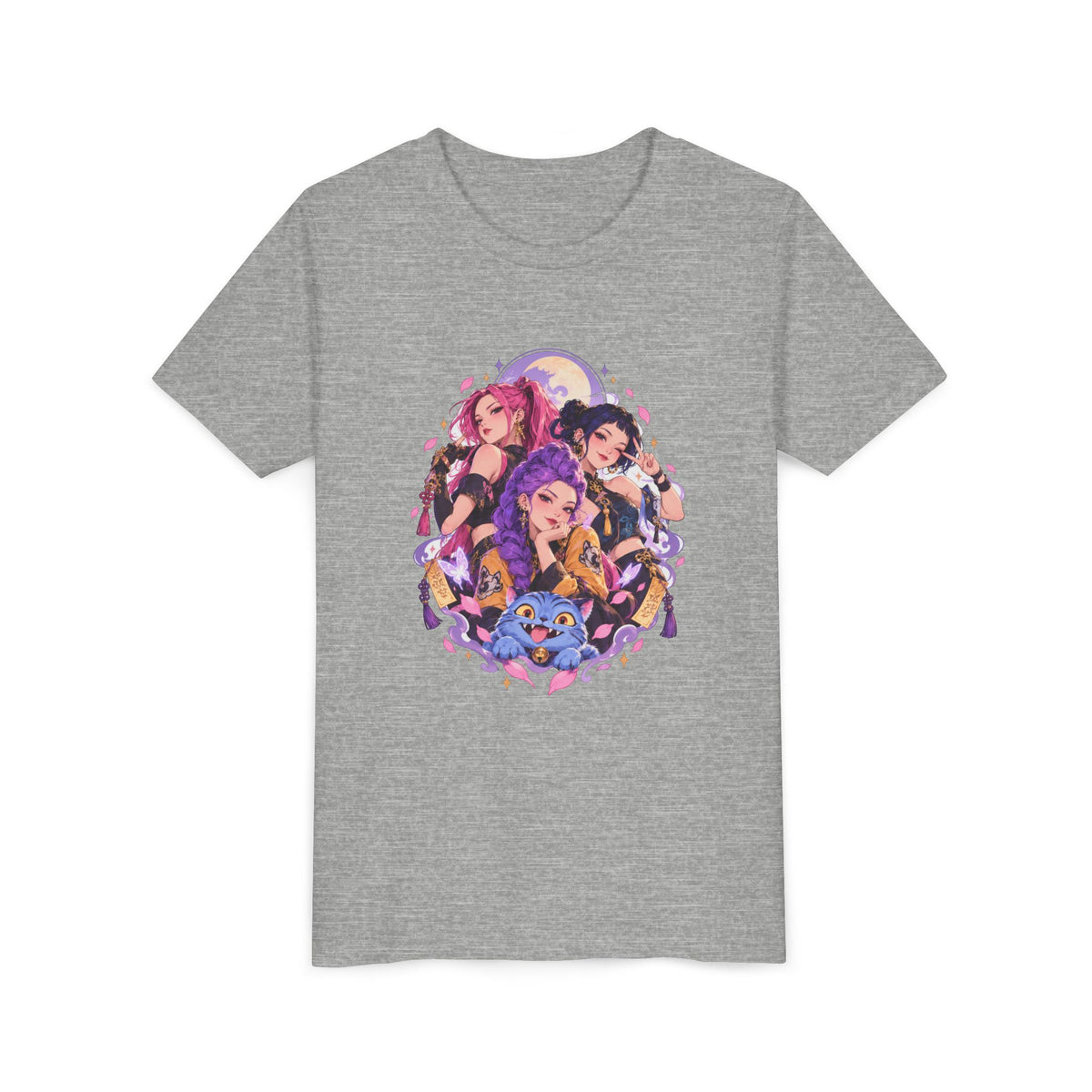 Youth Tee — kpop Girls Group Graphic Tee (Kawaii Magical Squad)