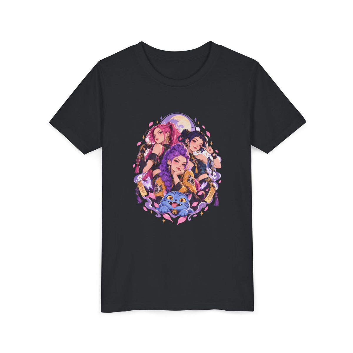Youth Tee — kpop Girls Group Graphic Tee (Kawaii Magical Squad)