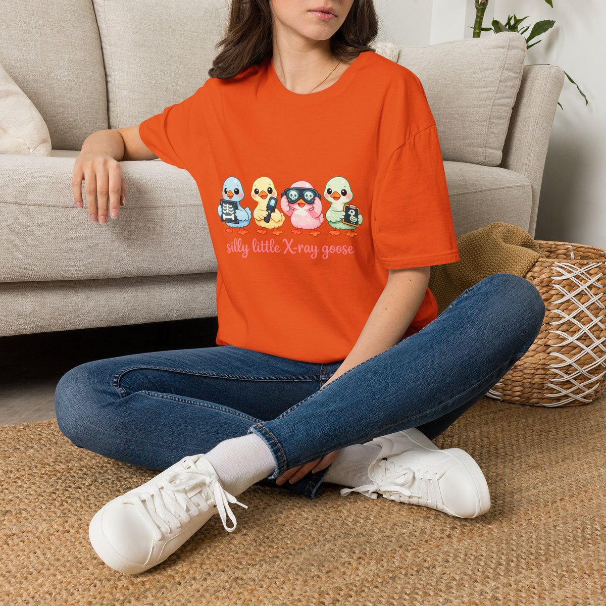 Silly little X-Ray Goose shirt