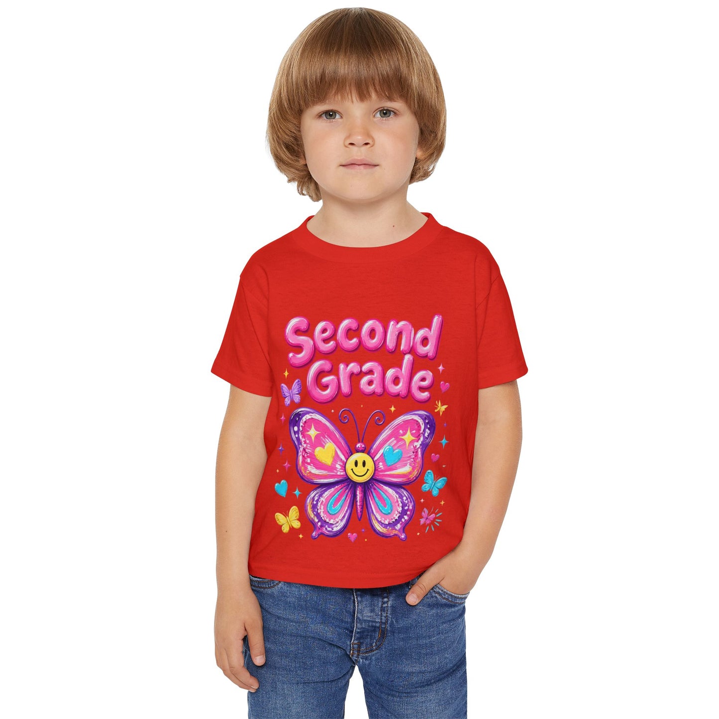 Second Grade Butterfly T‑Shirt Back-to-School