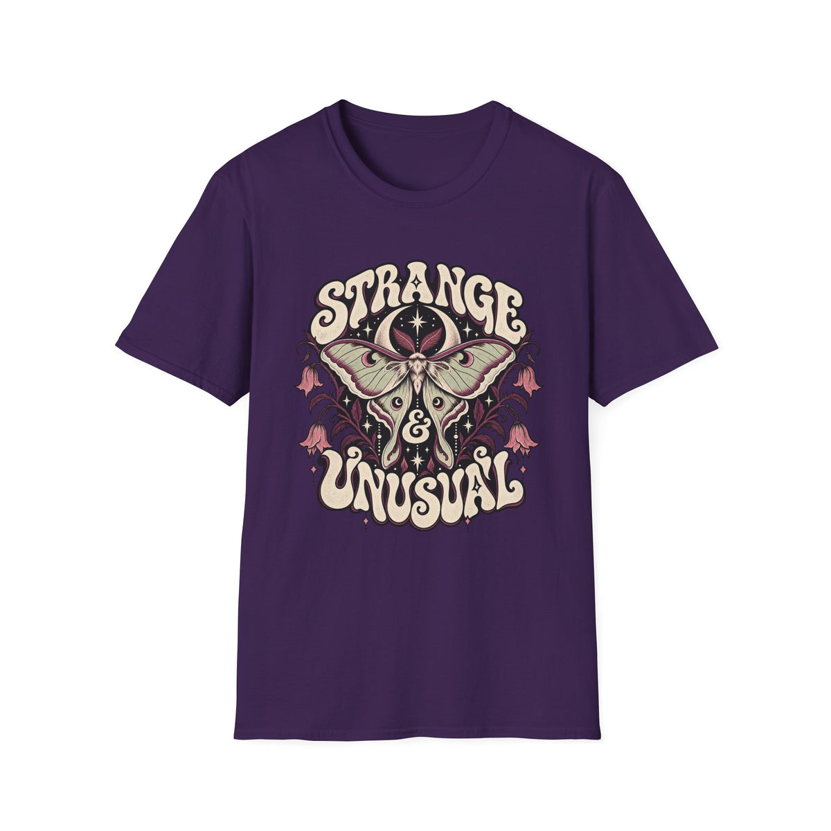Vintage Moth 'Strange & Unusual' T-Shirt