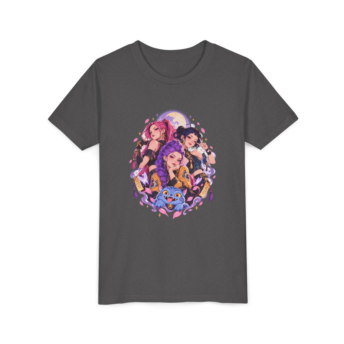 Youth Tee — kpop Girls Group Graphic Tee (Kawaii Magical Squad)