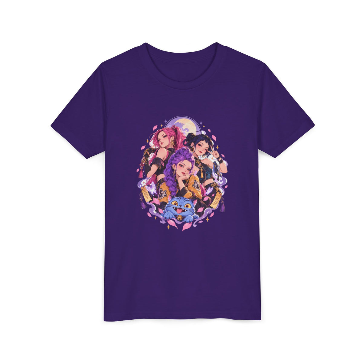 Youth Tee — kpop Girls Group Graphic Tee (Kawaii Magical Squad)