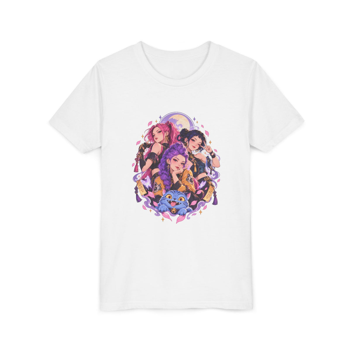 Youth Tee — kpop Girls Group Graphic Tee (Kawaii Magical Squad)