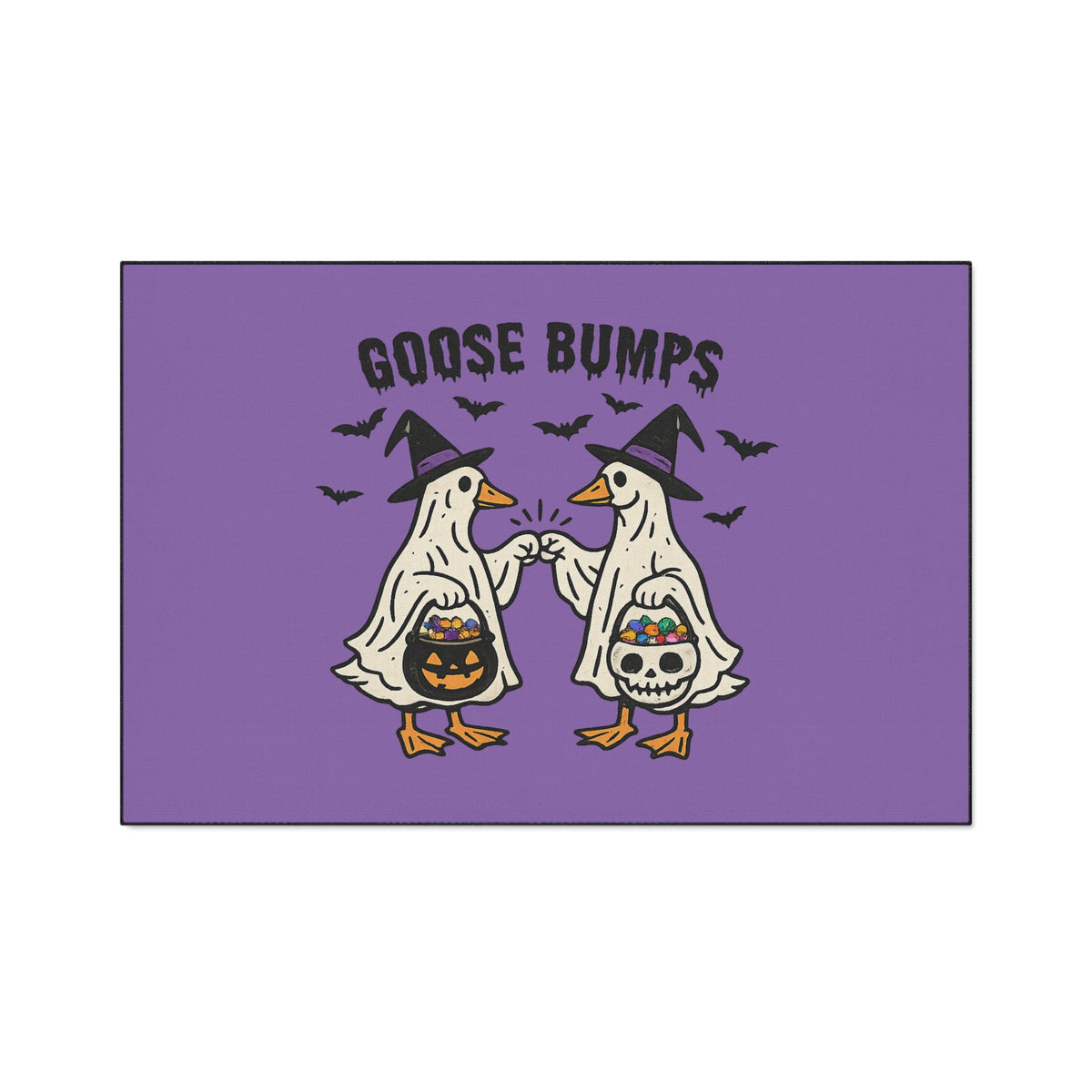 Halloween Goose Bumps Floor Mat
