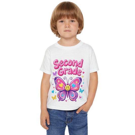 Second Grade Butterfly T‑Shirt Back-to-School