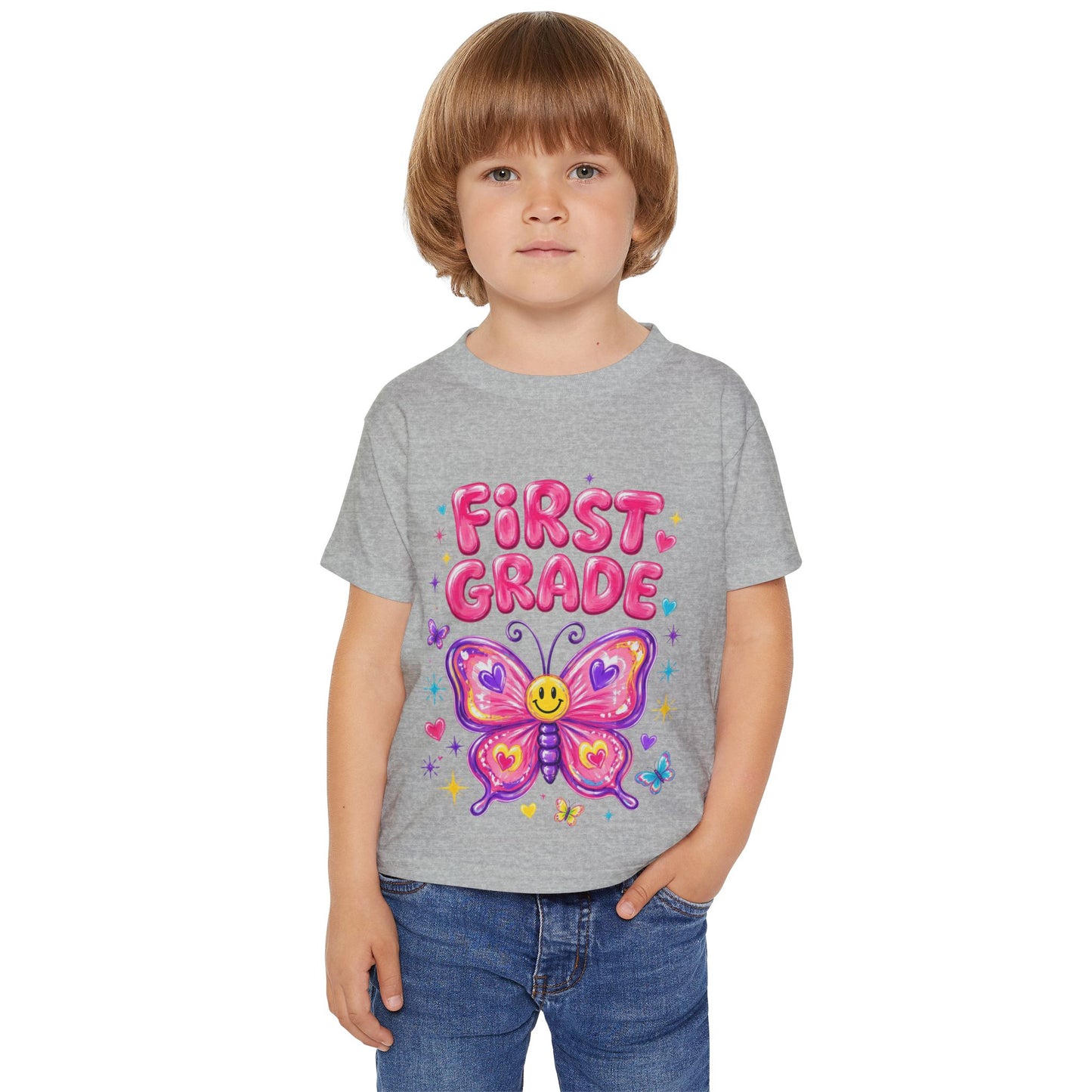 First Grade Butterfly Back to School T-Shirt