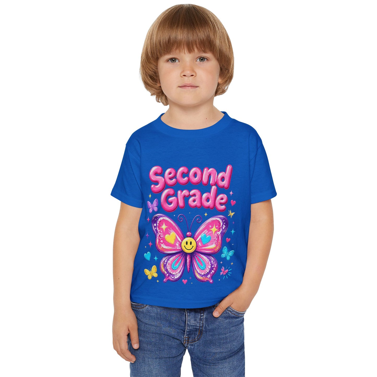 Second Grade Butterfly T‑Shirt Back-to-School