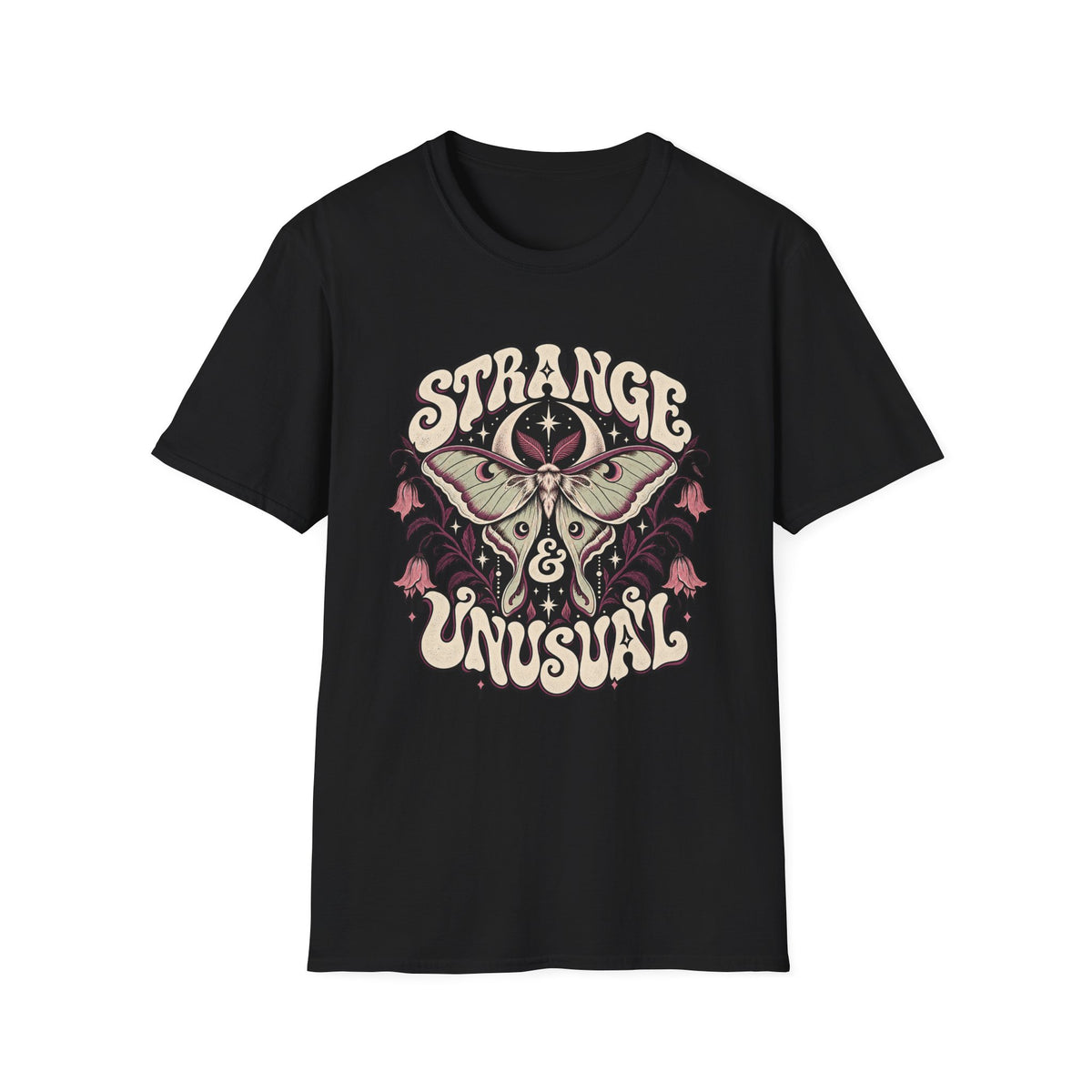 Vintage Moth 'Strange & Unusual' T-Shirt