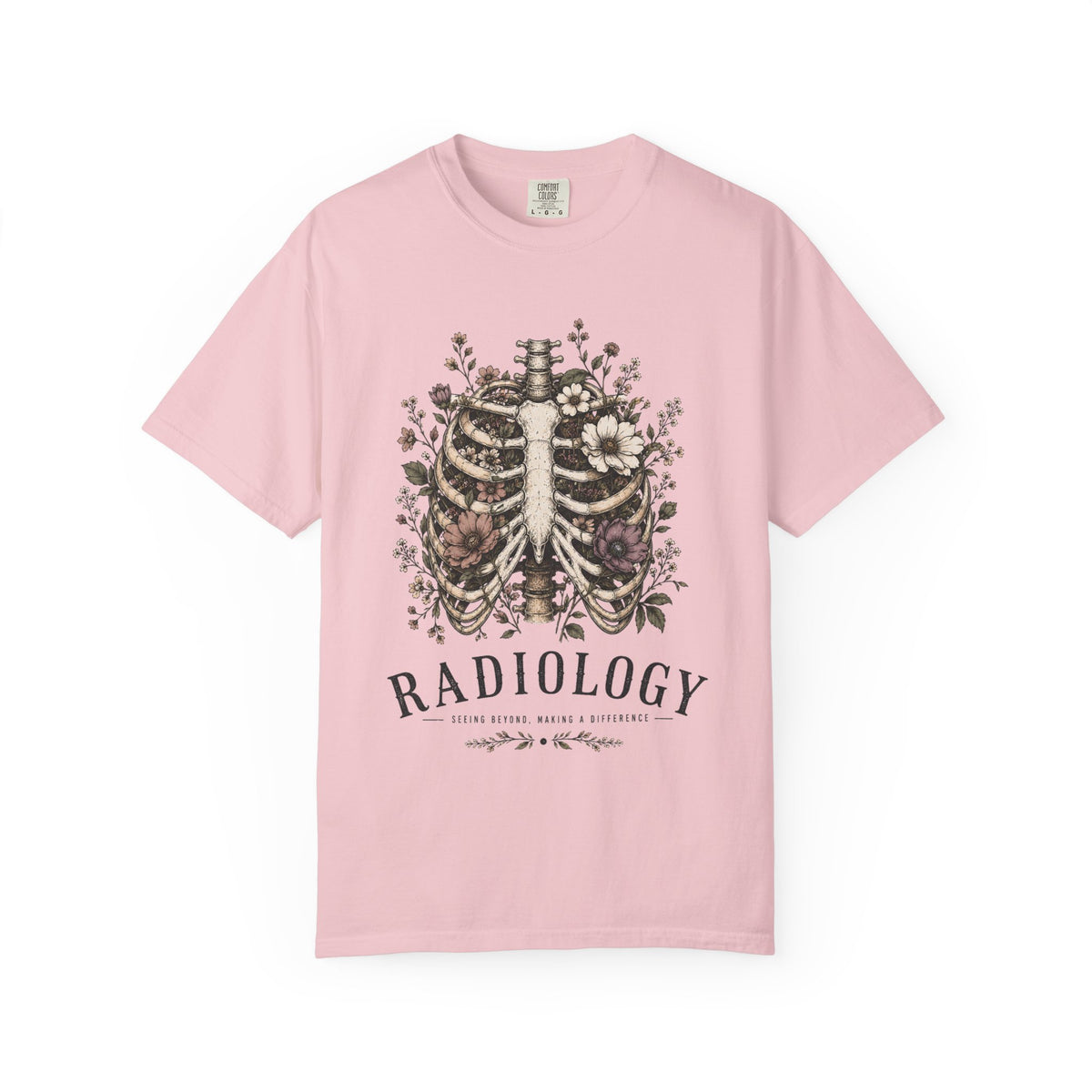 Radiology Floral Ribcage T-Shirt