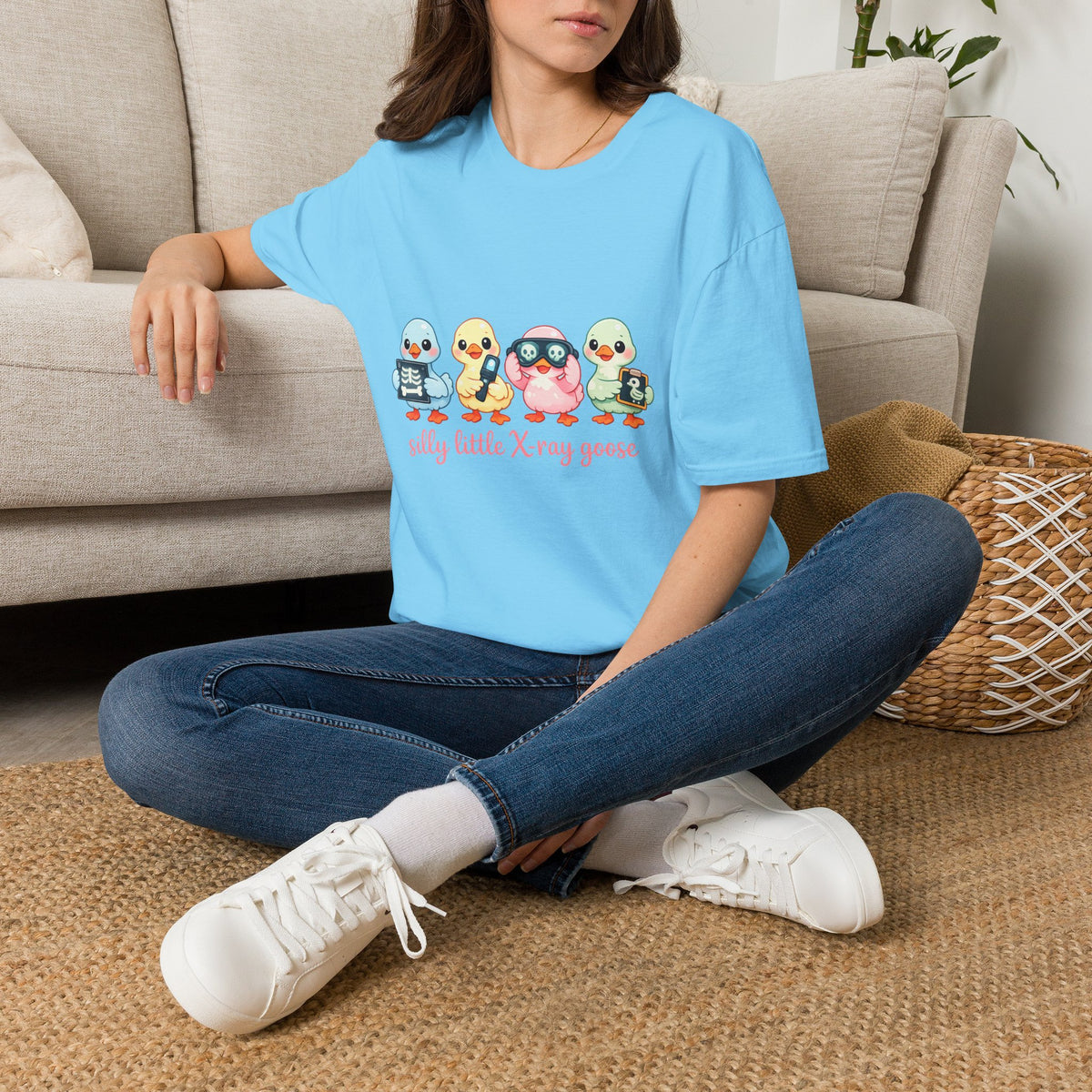 Silly little X-Ray Goose shirt