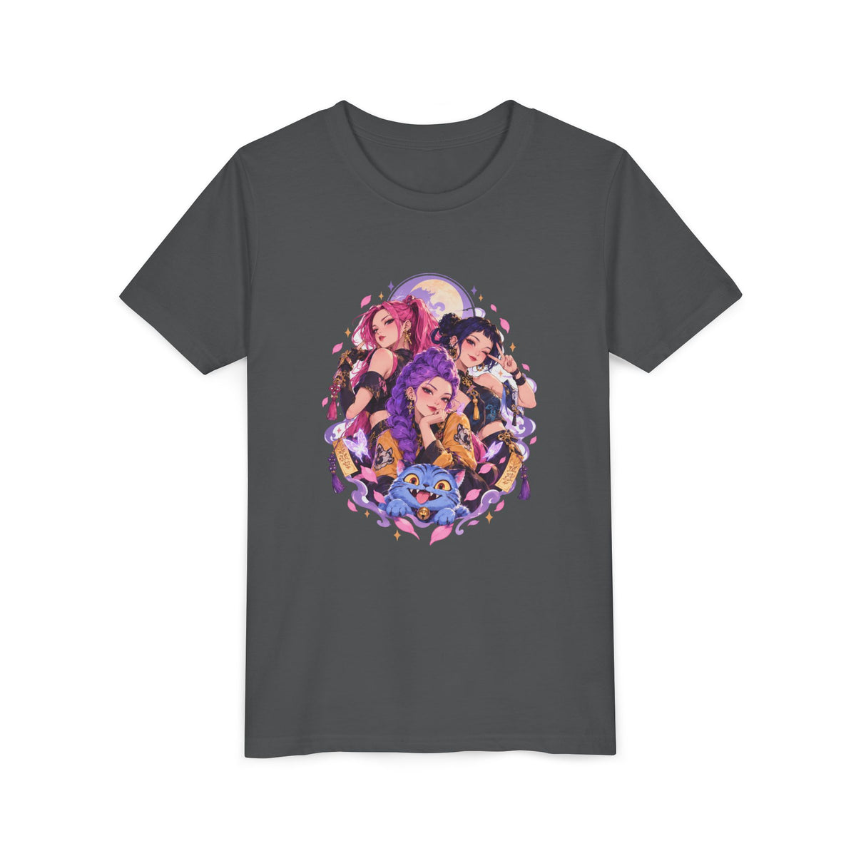 Youth Tee — kpop Girls Group Graphic Tee (Kawaii Magical Squad)