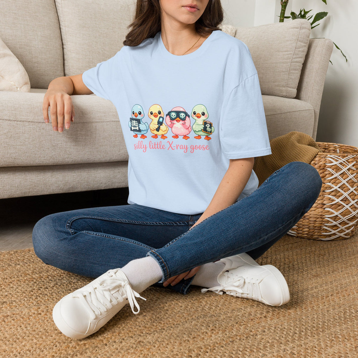 Silly little X-Ray Goose shirt