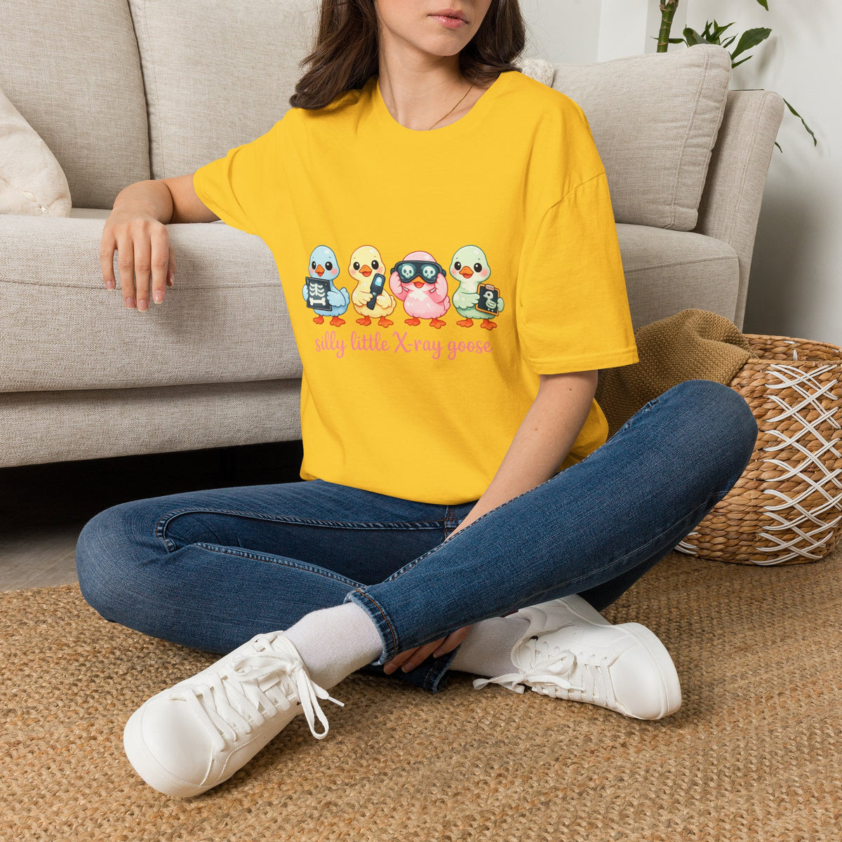 Silly little X-Ray Goose shirt