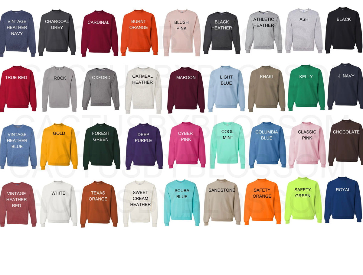 Embroidered Spooky Season Sweatshirts